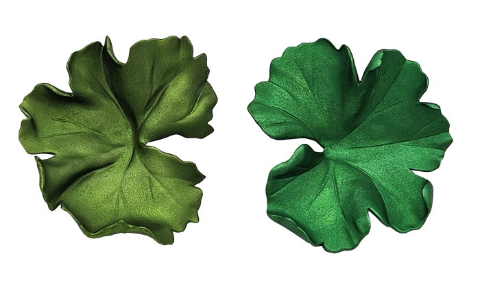 Jar Geranium Leaf Earrings